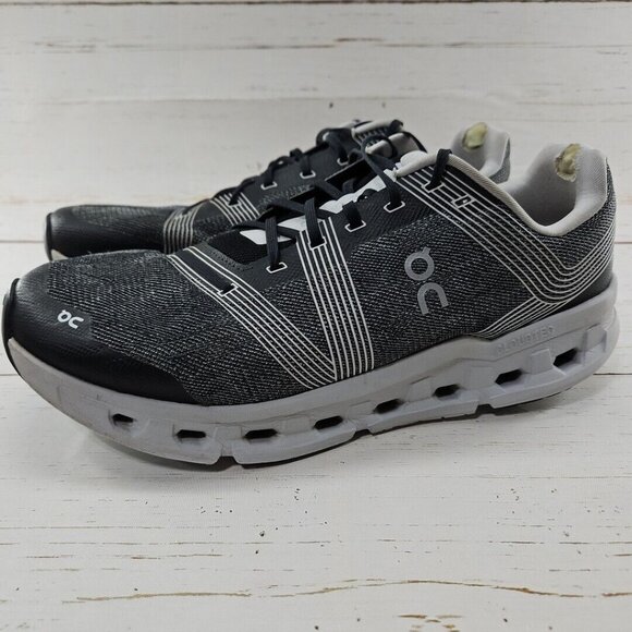 On Cloud CloudGo Mens Size 13 Running Shoes Black Gray‎ 55.98634